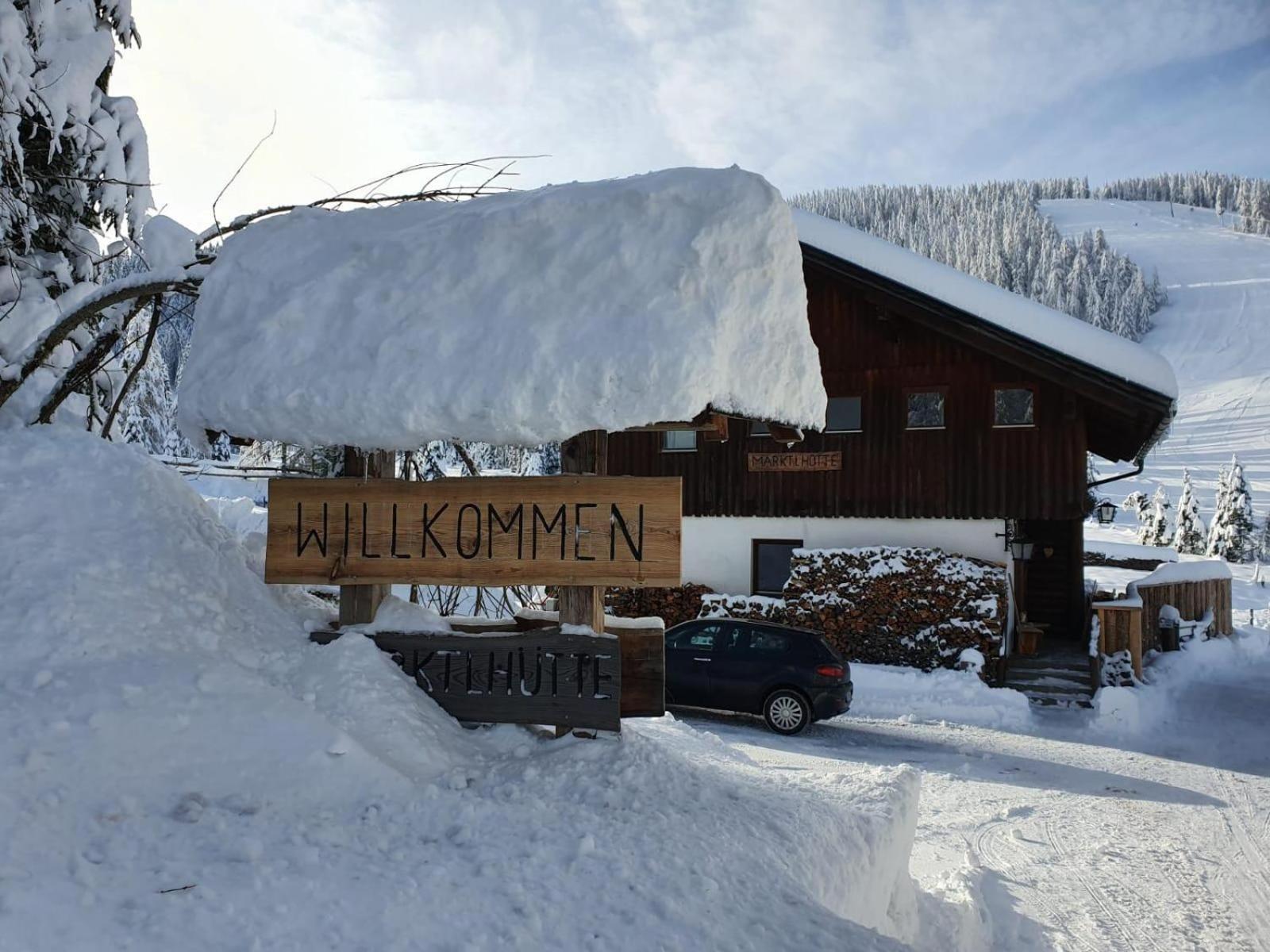 Marktlhuette Hochrindl Buitenkant foto